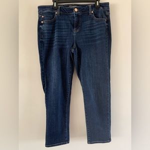 Liverpool Slim Boyfriend Women's Jeans Dark Wash Size 14W